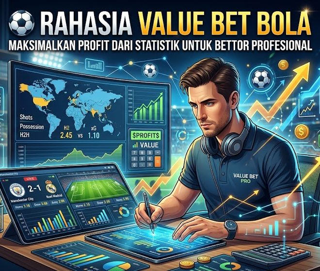 ⚽ Rahasia Value Bet Bola: Maksimalkan Profit dari Statistik untuk Bettor Profesional